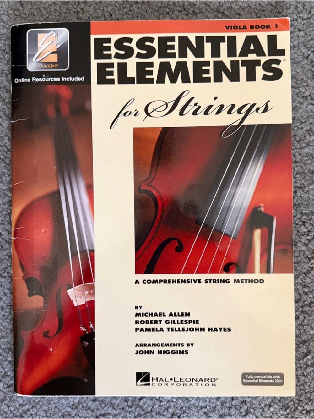 ESSENTIAL ELEMENTS FOR STRINGS Viola Book 1 (PB 2004) Hal Leonard